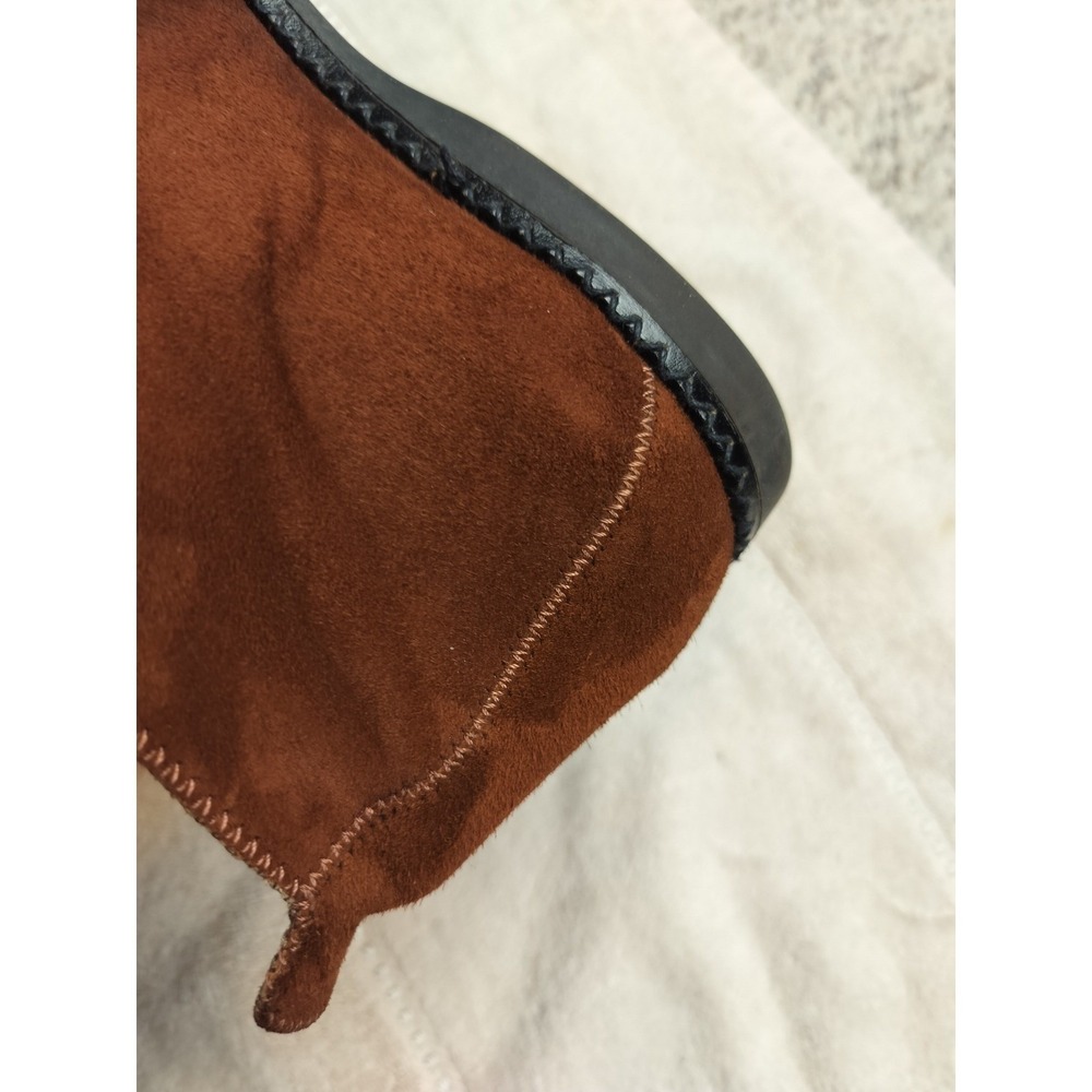Bally Suede Chukka Boots sz 10 Burgundy Leather Dark Academia - Picture 9 of 13